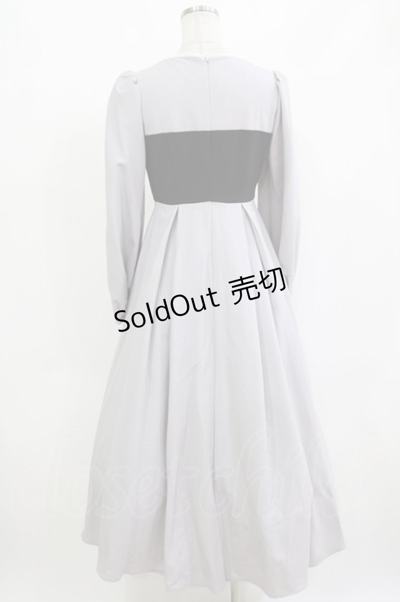 画像3: Maison de FLEUR Petite Robe canone / 森でワルツをワンピース S Gray H-26-10-10-1015-LO-OP-NS-ZH (3)