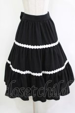 画像1: Maison de FLEUR Petite Robe canone / 幸福について想うスカート S BLACK H-26-10-10-1019-LO-SK-NS-ZH (1)