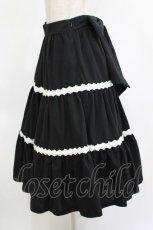 画像2: Maison de FLEUR Petite Robe canone / 幸福について想うスカート S BLACK H-26-10-10-1019-LO-SK-NS-ZH (2)