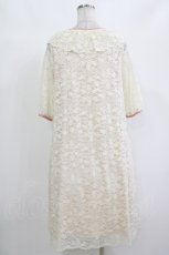 画像3: Maison de FLEUR Petite Robe canone / ブレアのわがままワンピース S Beige H-26-10-10-1022-LO-OP-NS-ZH (3)