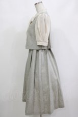 画像2: Maison de FLEUR Petite Robe canone / きみと約束ツイード風ワンピース S Gray Beige H-26-10-10-1023-LO-OP-NS-ZH (2)