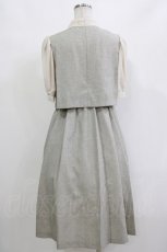 画像3: Maison de FLEUR Petite Robe canone / きみと約束ツイード風ワンピース S Gray Beige H-26-10-10-1023-LO-OP-NS-ZH (3)