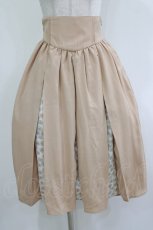 画像1: Maison de FLEUR Petite Robe / 意思に反するスカート S Beige H-26-10-10-1025-LO-SK-NS-ZH (1)