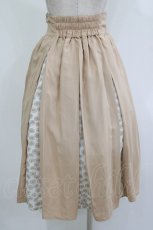 画像3: Maison de FLEUR Petite Robe / 意思に反するスカート S Beige H-26-10-10-1025-LO-SK-NS-ZH (3)