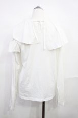画像2: merry jenny / アシメフリルカットソー Free 白 H-26-10-10-019-LO-TO-IG-ZH (2)