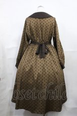 画像2: m petit by misako / AOKドットフロッキーワンピース L ブラウン H-26-10-10-002-LO-OP-NS-ZH (2)