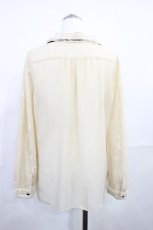 画像2: axes femme / シフォンブラウス M 生成り H-26-10-10-033-AX-BL-SA-ZH (2)