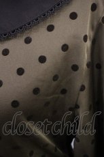 画像3: m petit by misako / AOKドットフロッキーワンピース L ブラウン H-26-10-10-002-LO-OP-NS-ZH (3)