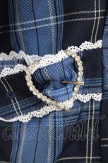 画像4: DearMyLove / ケープ風フレアスリーブヨークワンピース 3L ブルー H-26-10-11-029-GO-OP-YZ-ZH (4)
