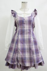 画像1: Amavel / Sweet Plaiワンピース Free ラベンダー H-26-10-11-030-CA-OP-YZ-ZH (1)
