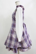 画像2: Amavel / Sweet Plaiワンピース Free ラベンダー H-26-10-11-030-CA-OP-YZ-ZH (2)