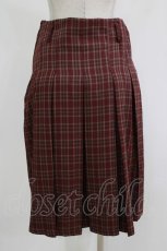 画像3: kutir / 2wayアソートミディプリーツスカート M ボルドー H-26-10-11-037-PU-SK-NS-ZH (3)