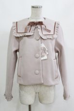 画像1: m petit by misako / AM*セーラーショートコート M ピンク H-26-10-11-038-LO-CO-YZ-ZH (1)