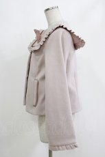 画像2: m petit by misako / AM*セーラーショートコート M ピンク H-26-10-11-038-LO-CO-YZ-ZH (2)