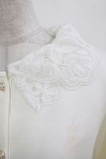 画像3: m petit by misako / NINA’Sレース襟カーディガン M アイボリー H-26-10-11-044-LO-TO-YZ-ZH (3)