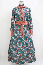 画像1: pays des fees  / opium poppy dress  グリーン H-26-10-11-046-PU-OP-AK-ZH (1)