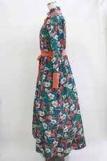 画像2: pays des fees  / opium poppy dress  グリーン H-26-10-11-046-PU-OP-AK-ZH (2)