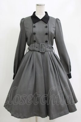 Preview of "Cordelia"チェックワンピース M グレー