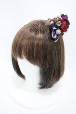 画像1: Victorian maiden / コサージュコーム  パープル H-26-10-11-1001-CL-AC-YZ-ZH (1)