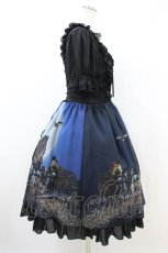 画像3: ATELIER PIERROT / 月夜の猫馬車ワンピース Free ブルー H-26-10-11-1031-EL-OP-SZ-ZH (3)