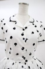 画像3: MILK / Littleアップルドレス  ホワイト×ブラック H-26-10-11-1033-ML-OP-AK-ZH (3)