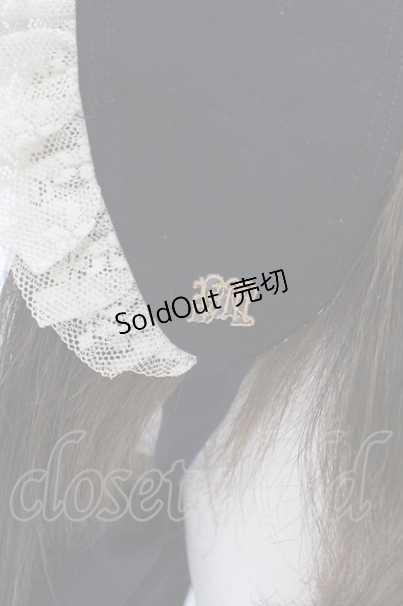 画像3: Victorian maiden / アメリアレーシーノーブルサテンハーフボンネット  ネイビー H-26-10-11-1006-CL-AC-YZ-ZH (3)
