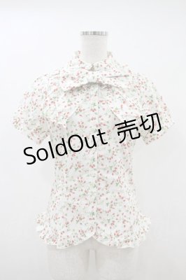 Preview of いちご柄ブラウス M 白