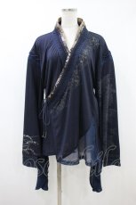 画像1: Ozz oneste / 着物カーディガン  紺 H-26-10-11-1059-OO-TO-AK-ZH (1)