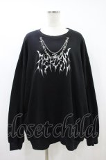 画像1: REFLEM / チェーンメタリックロゴBIGスウェット FREE 黒 H-26-10-11-1062-PU-TO-AK-ZH (1)