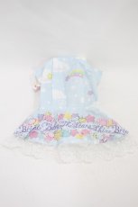 画像2: BABY,THE STARS SHINE BRIGHT / くみゃちゃんのKiraKira Sweets Halloween柄くみゃちゃんねこみみケープ  サックス H-26-10-11-1013-BA-ZA-SA-ZH (2)