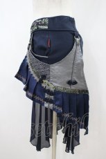 画像4: Ozz oneste / プリーツフラップつきショートパンツ  紺 H-26-10-11-1021-OO-PA-AK-ZH (4)