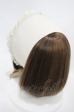 画像2: Victorian maiden / アメリアレーシーノーブルサテンハーフボンネット  ベージュ H-26-10-11-1003-CL-AC-YZ-ZH (2)