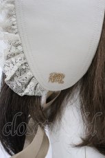 画像3: Victorian maiden / アメリアレーシーノーブルサテンハーフボンネット  ベージュ H-26-10-11-1003-CL-AC-YZ-ZH (3)