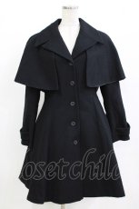 画像1: ATELIER BOZ / クルツレギオンケープコート  黒 H-26-10-11-055-EL-CO-AK-ZH (1)