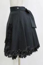 画像2: Moi-meme-Moitie / フロッキープリントスカート 2 グレー H-26-10-11-057-MO-SK-AK-ZH (2)