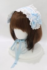 画像1: BABY,THE STARS SHINE BRIGHT / ロゼリーナスピンドールヘッドドレス  サックス H-26-10-11-076-BA-AC-NS-ZH (1)
