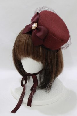 Preview of Vintage Doll カクテルハット  ボルドー