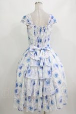 画像3: Forest Wardrobe（海外ロリータブランド） / 森林のかご3.0ジャンパースカート M オフ/ブルー H-26-10-11-009-LO-OP-NS-ZH (3)