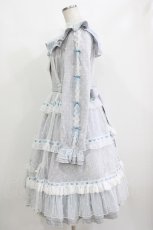 画像2: Hoshibako Works / Sanrio characters x HoshibakoWorksコラボレーションワンピース Free サックス/シナモロール H-26-10-11-014-LO-OP-YZ-ZH (2)