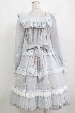 画像3: Hoshibako Works / Sanrio characters x HoshibakoWorksコラボレーションワンピース Free サックス/シナモロール H-26-10-11-014-LO-OP-YZ-ZH (3)