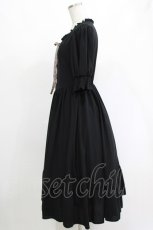 画像2: m petit by misako / AMレースアップワンピース M ブラック H-26-10-11-023-LO-OP-YZ-ZH (2)