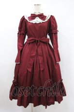画像1: Victorian maiden / ヴェルデュールマロリーロングドレス Free ボルドー H-26-10-12-036-CL-OP-NS-ZH (1)
