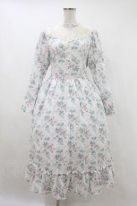 画像1: Kurumi Collaboration / KRハナジゴスリーブワンピース M 白 H-26-10-12-042-LO-OP-NS-ZH (1)