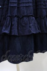 画像4: A-Sauce（海外ロリータブランド） / To My Dear Cinderellaジャンパースカート M ネイビー H-26-10-12-044-LO-OP-NS-ZH (4)