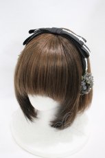 画像1: Anges et Demons / リボンカチューシャ  ブラック H-26-10-12-005-GO-AC-NS-ZH (1)