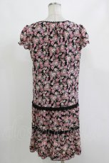 画像3: axes femme / 花柄ワンピース M ブラック H-26-10-12-1026-AX-BL-NS-ZH (3)