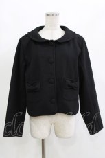 画像1: m petit by misako / ファーエリショートジャケット M ブラック H-26-10-12-1029-LO-JA-NS-ZH (1)