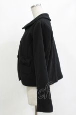 画像2: m petit by misako / ファーエリショートジャケット M ブラック H-26-10-12-1029-LO-JA-NS-ZH (2)