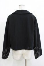 画像3: m petit by misako / ファーエリショートジャケット M ブラック H-26-10-12-1029-LO-JA-NS-ZH (3)