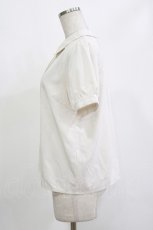 画像2: axes femme POETIQUE / ベルトデザインブラウス M キナリ H-26-10-12-1035-AX-BL-OW-ZH (2)